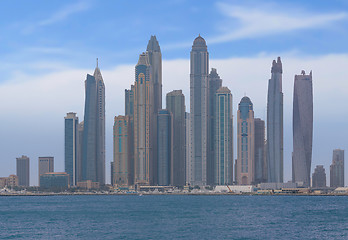 Image showing Panorama Dubai city UAE