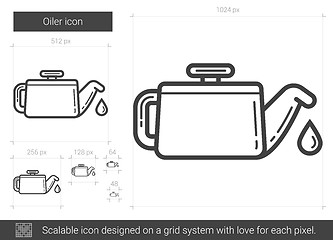 Image showing Oiler line icon.