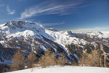 Image showing Mountains in winter