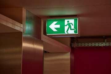 Image showing Emergency Exit Sign