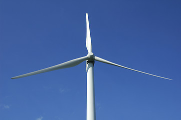 Image showing close up of a windturbine