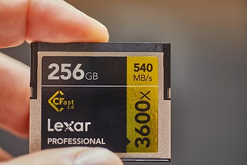 Image showing Cfast memory card