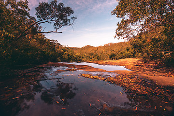 Image showing Cliff top views Royal National Park