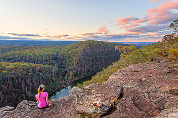 Image showing Views over Nepean River and Blue Mountains