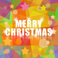 Image showing Merry Christmas bright design