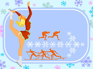 Image showing Winter sports