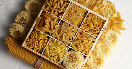 Image showing Macaroni of different kind 