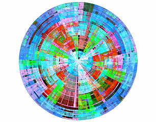 Image showing Multi-colour disk