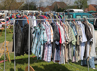 Image showing Flea Market Clothes