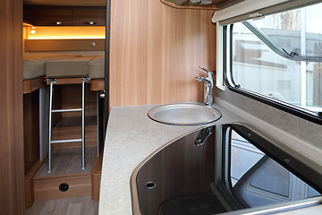 Image showing Campervan Interior