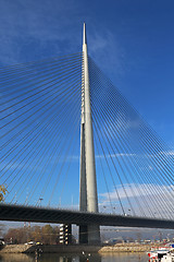 Image showing Pylon Bridge Belgrade