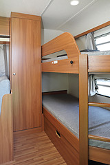 Image showing Campervan Bunk Beds