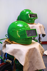 Image showing Sandblasting Helmet