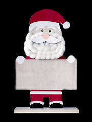 Image showing Santa Claus figure with text space