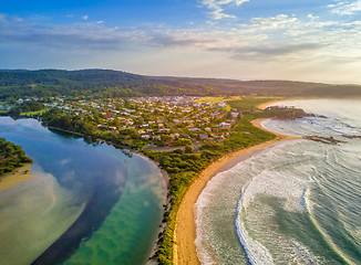 Image showing South coast beautiful scenery Australia