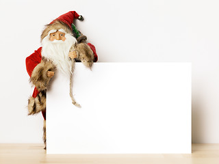 Image showing Santa Claus text space background
