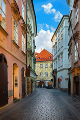 Image showing Old street of Prague