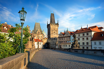 Image showing Morning on the Charles Bridge