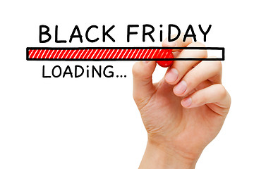 Image showing Black Friday Loading Bar Concept