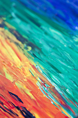 Image showing Modern rainbow artwork background.