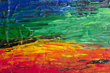 Image showing Abstract acryl painting art background.