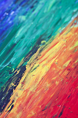 Image showing Modern rainbow artwork background.