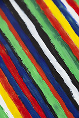 Image showing Modern striped artwork background