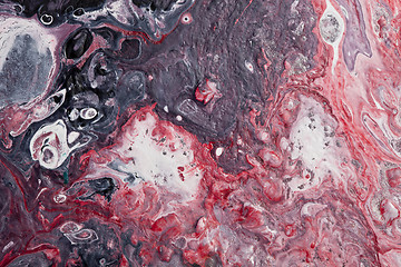 Image showing Abstract red and black modern artwork background.