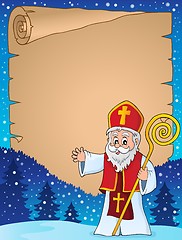 Image showing Saint Nicholas topic parchment 1