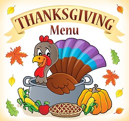 Image showing Thanksgiving menu topic image 1