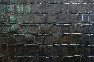 Image showing Black tiles