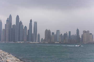 Image showing Panorama Dubai city UAE