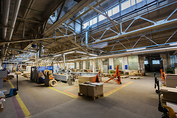 Image showing woodworking factory workshop