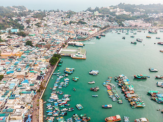 Image showing Cheung Chau Island Aerial Shot