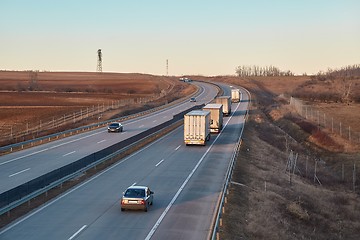 Image showing Highway with low traffic