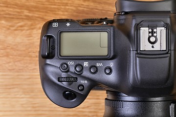 Image showing DSLR camera detail