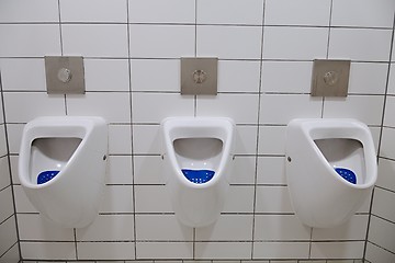 Image showing Urinals Public Toilet