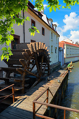 Image showing Praha wooden water