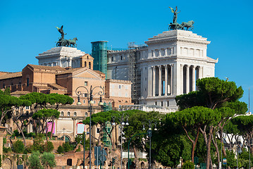 Image showing Vittoriano Palace in Rome