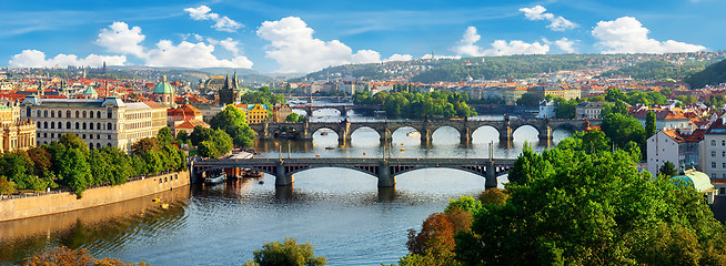 Image showing Panorama of Prague