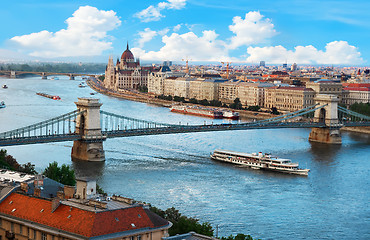 Image showing Bridges of Budapest