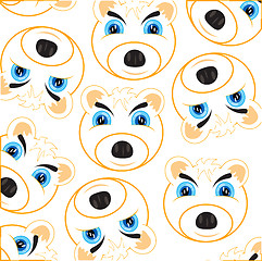 Image showing Mug polar bear pattern on white background