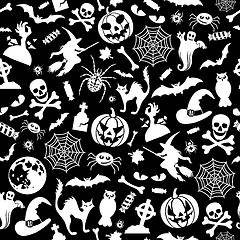 Image showing Seamless Halloween Pattern