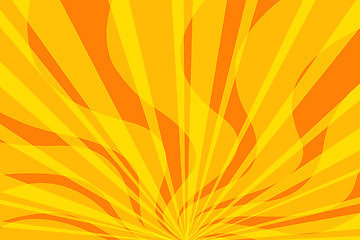 Image showing yellow fire pop art background