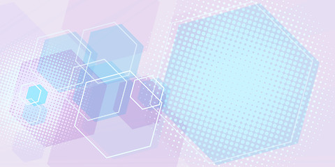 Image showing pink blue scientific background