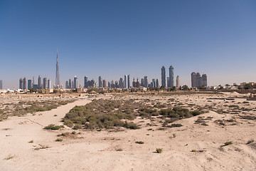 Image showing Panorama Dubai city