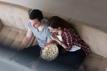 Image showing young handsome couple enjoying free time