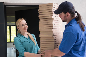 Image showing Pizza Delivery Man