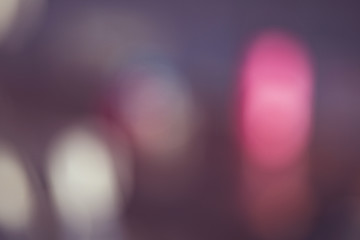 Image showing Blurry violet background with abstract pink lights