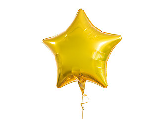 Image showing close up of helium balloons over white background